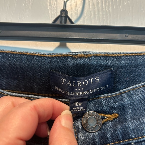 Talbots Dark Blue Denim Jeans - Picture 3 of 4